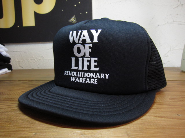 RATS/WAY OF LIFE MESH CAP BLACK RATS