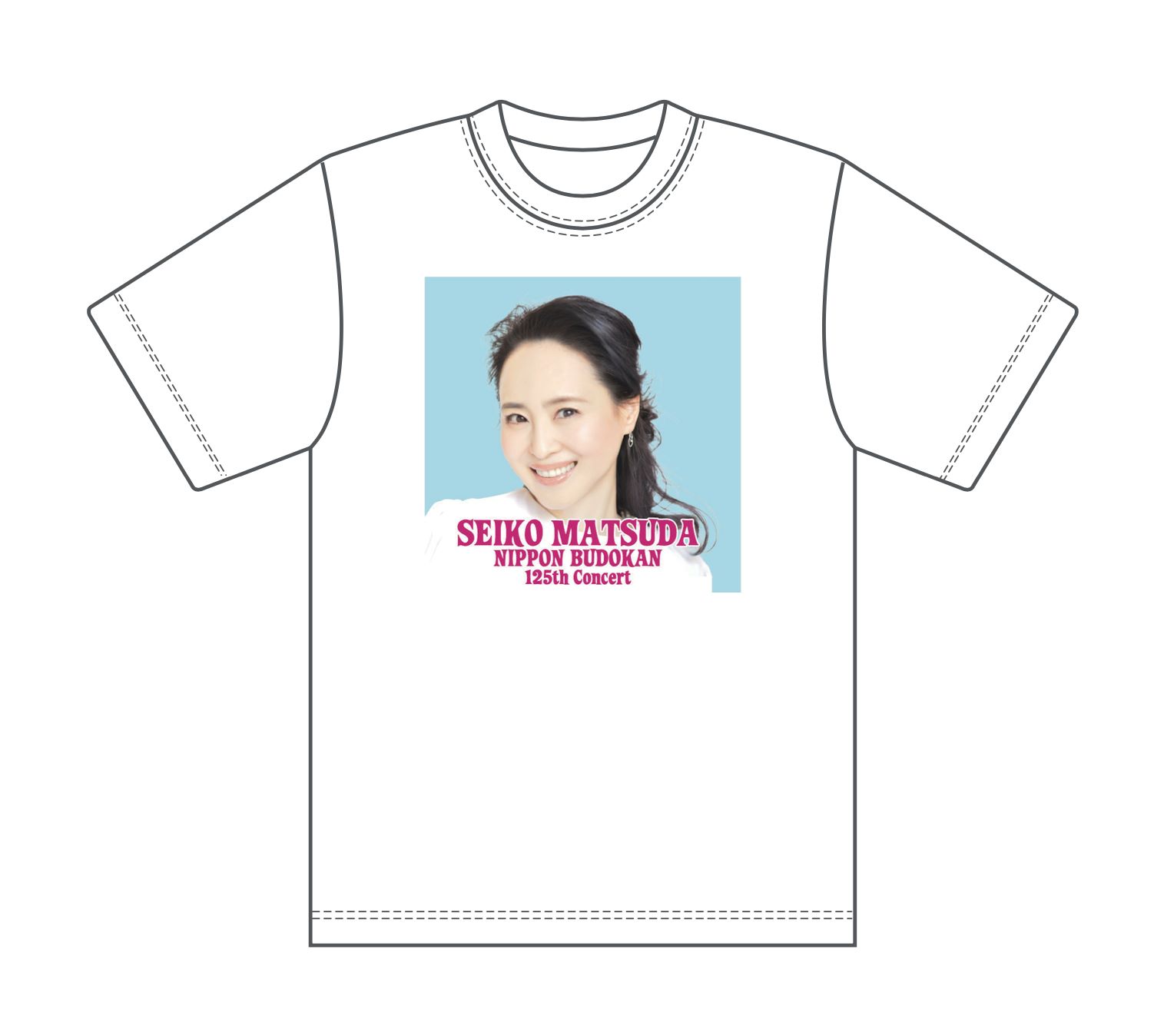 武道館 125th Picture Tシャツ (BLUE)｜松田聖子｜felicia club by