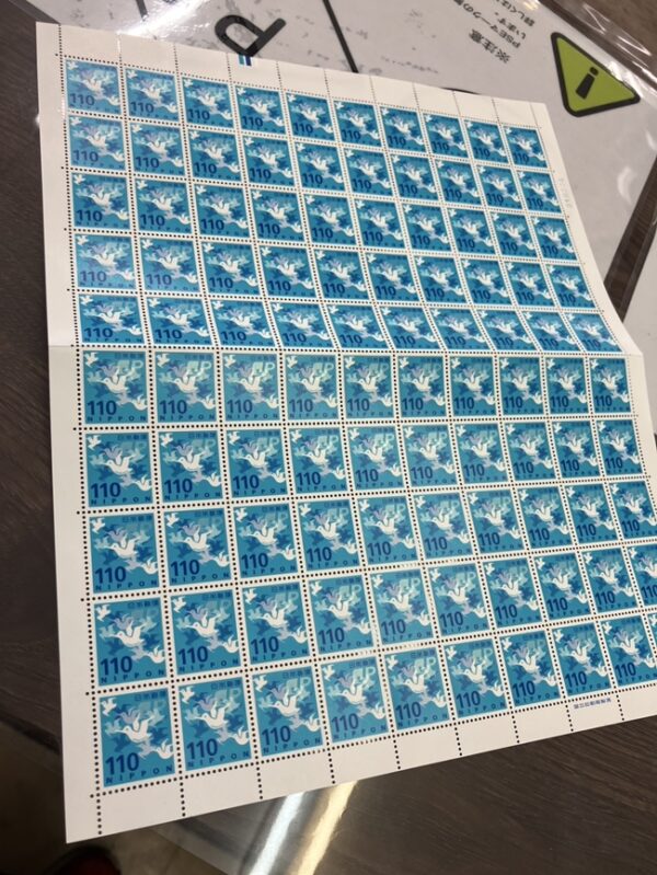 100枚シート/切手/日本郵政】をお買取しました😎 › 福岡県内で総合
