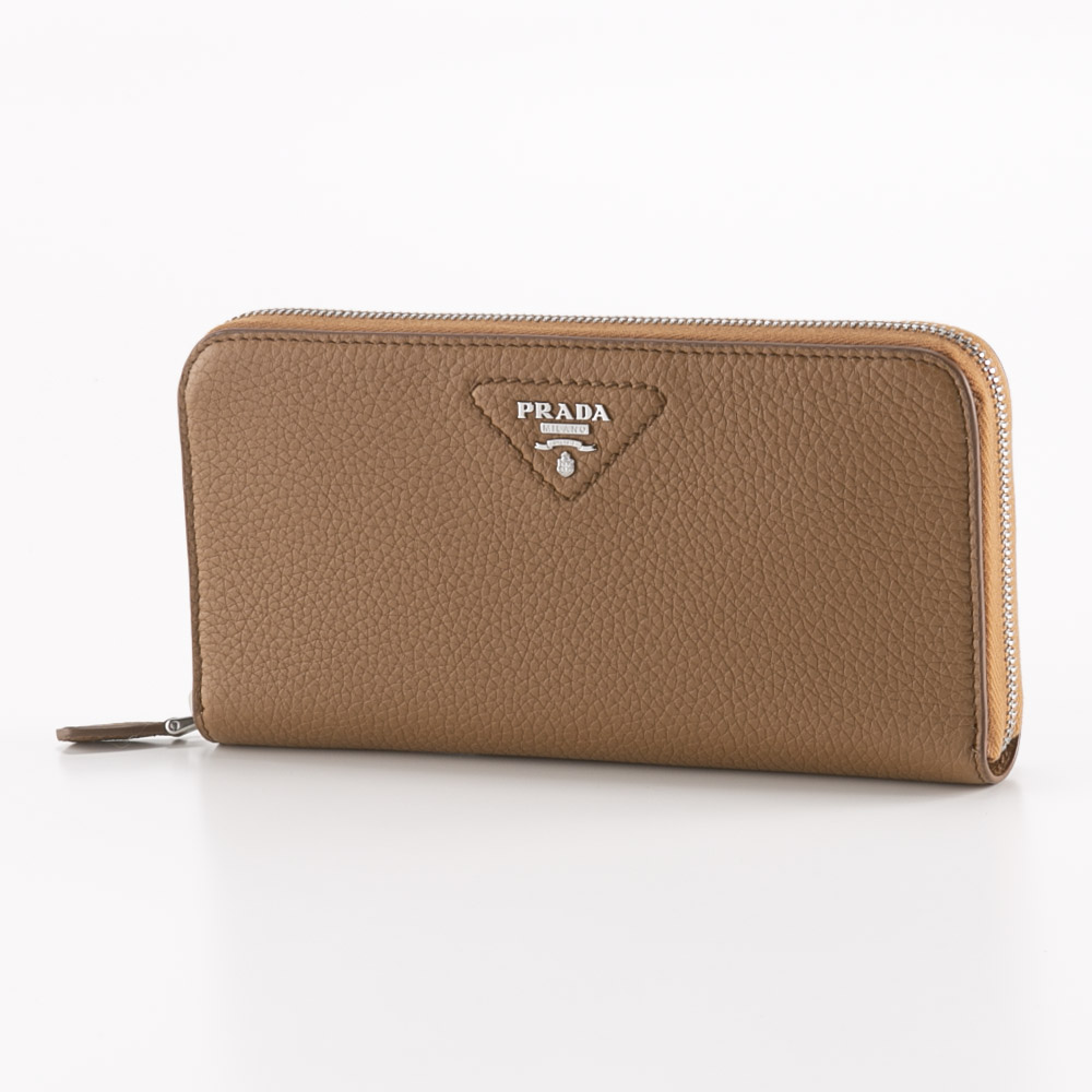 WEB限定価格】プラダ PRADA VITELLO DAINO ラウンド長財布 1ML506 2BBE