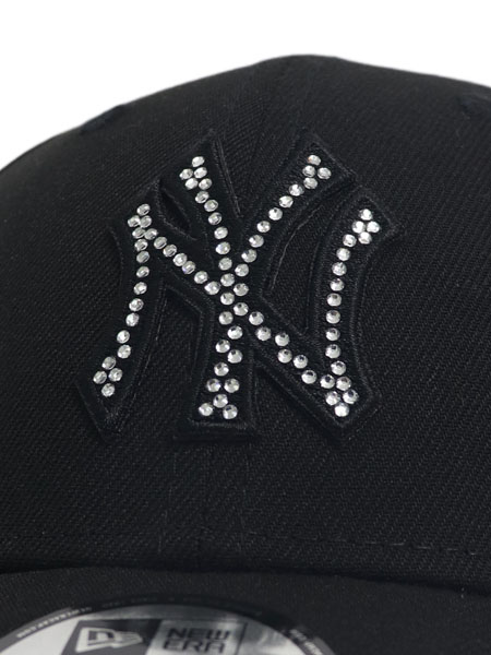 NEW ERA 9FORTY RHINESTONE YANKEES BLACK - FIVESTAR