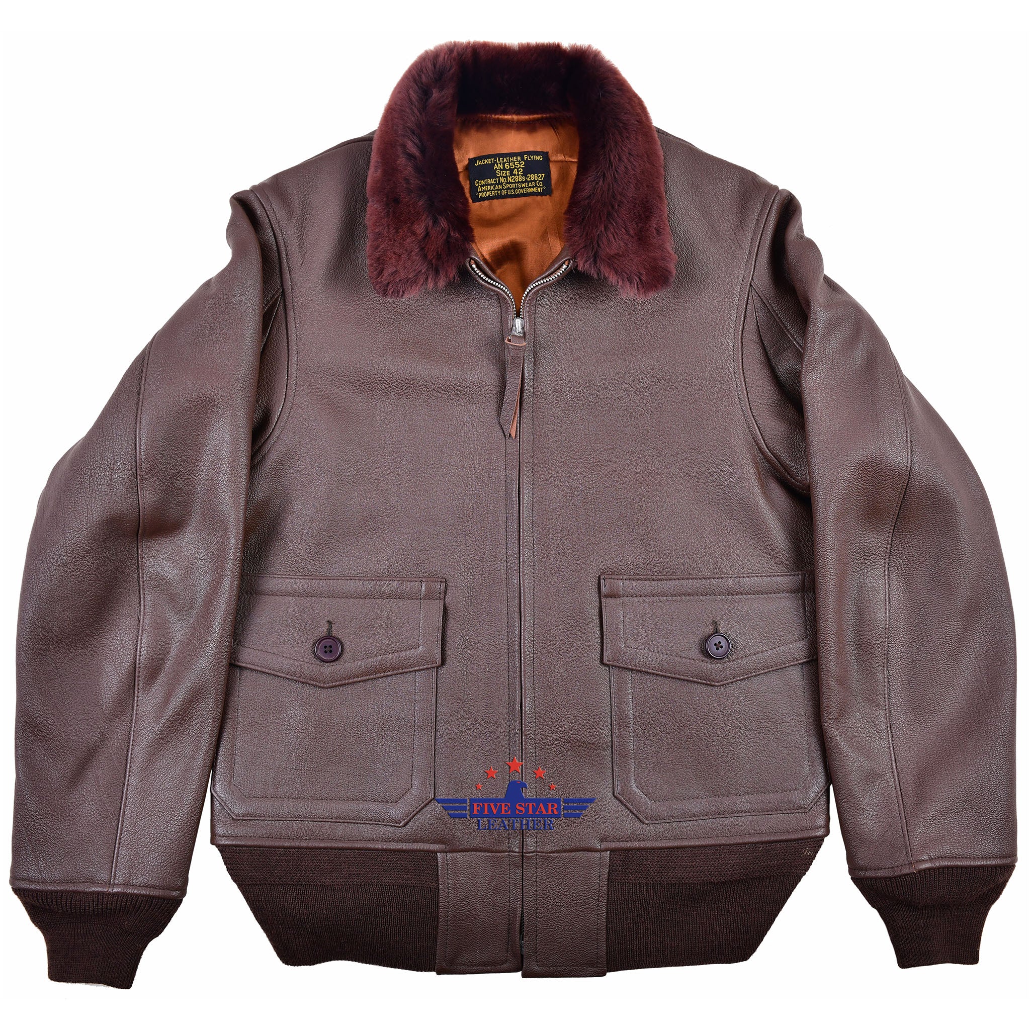 FiveStar Leather Repro American Sportswear AN-6552 Jacket Goatskin