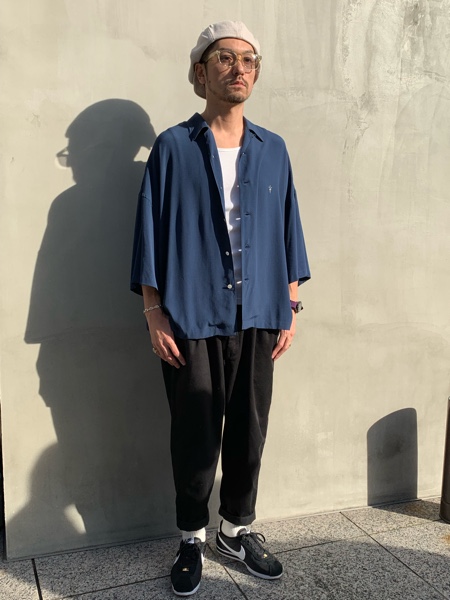 COOTIE クーティ 通販 Rayon Open-Neck S/S Shirt