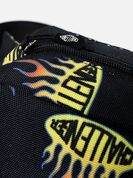 CHALLENGER / FIREBALL WAIST BAG -Black-