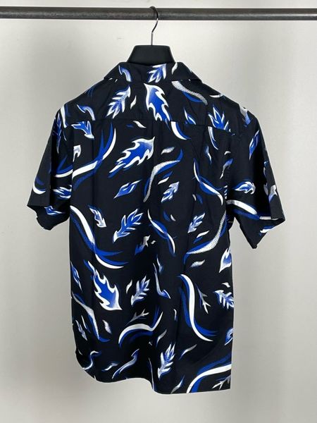 CHALLENGER / S/S FIRE LEAF SHIRT -Black-