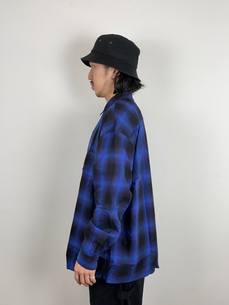 COOTIE / Ombre Check L/S Shirt