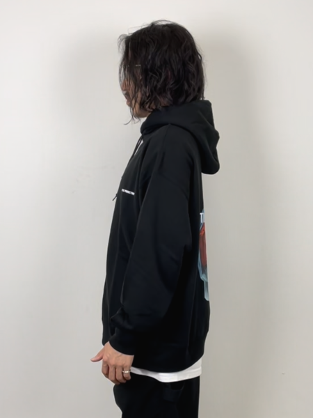 COOTIE / Print Pullover Parka (JESUS) -Black-