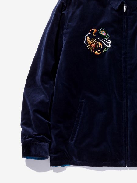 RADIALL ラディアル 通販 18AW スーベニアジャケット PEAFOWL -Navy-
