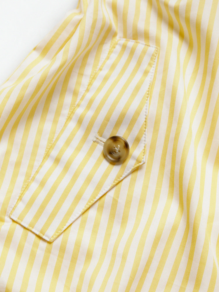 Yellow Stripe Cotton Quarter Zip Pullover Shirt – FICUS Shanghai