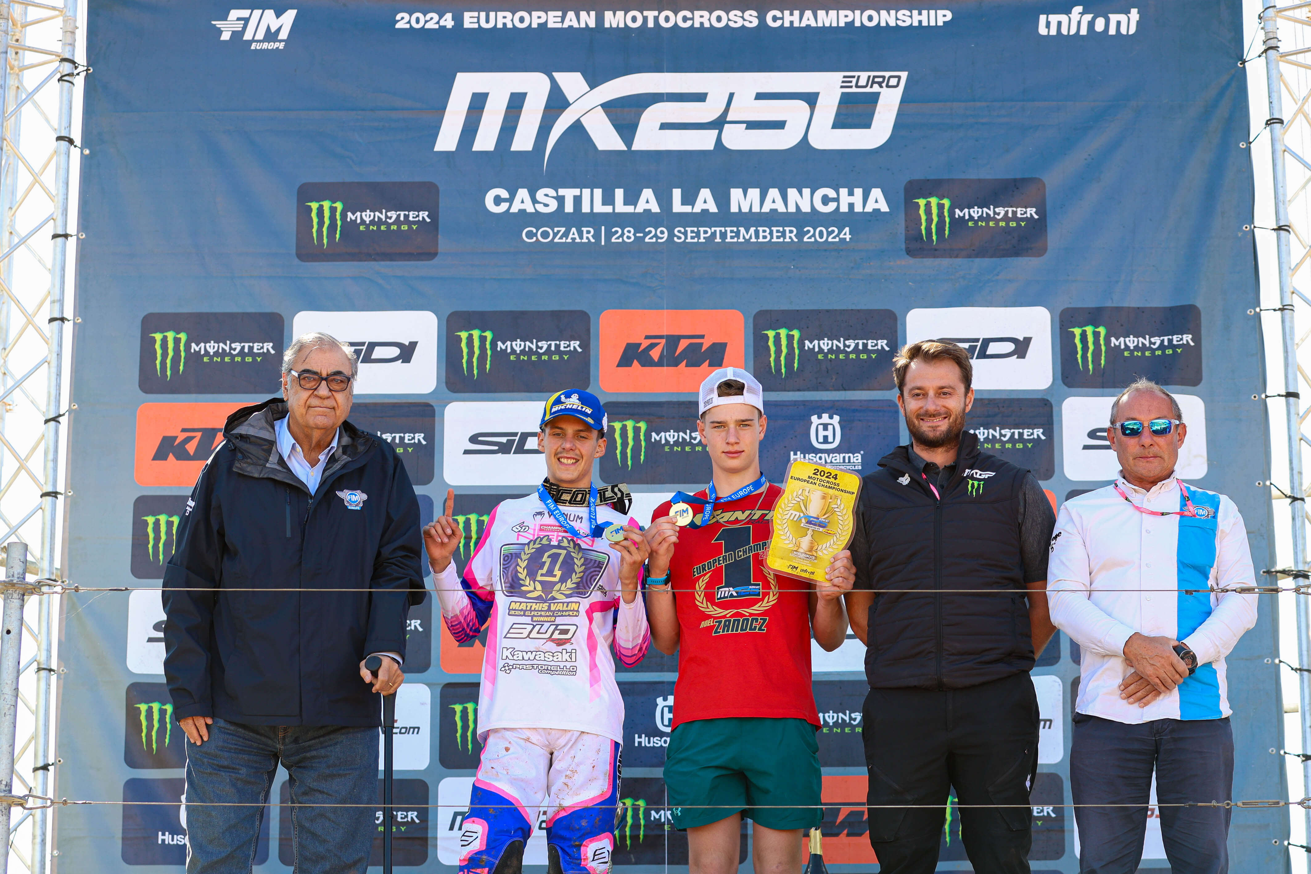 EMX125 and EMX250 EC: Valin and Zanocz crowned champions