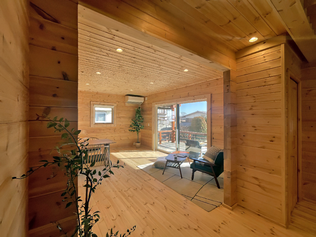 拘りの住宅ログハウスが完成！ ｜ ログハウスのビックボックス