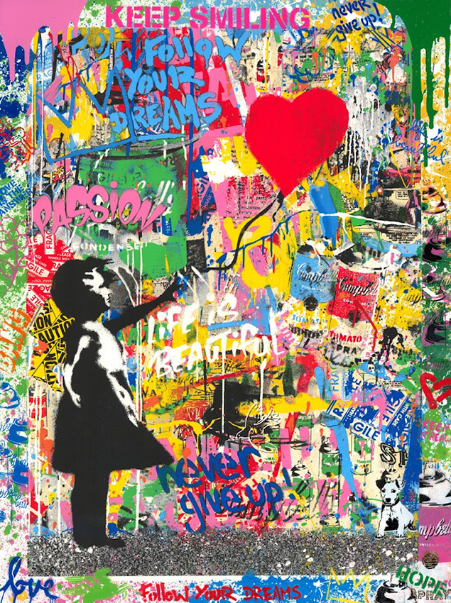 Reach for love』ミスター・ブレインウォッシュ／Mr.Brainwash | 絵画