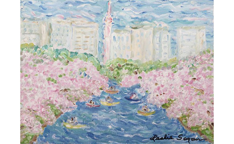 サンフラワーインスピレーション』レスリー・セイヤー | 絵画・アート