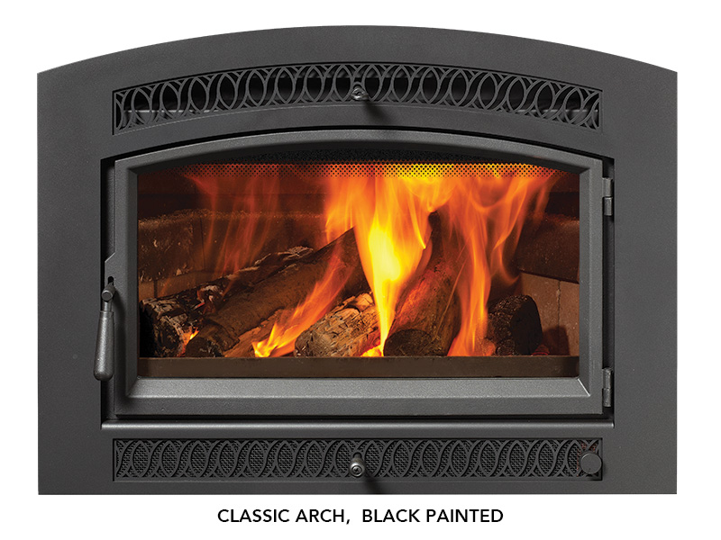 Large Flush Wood Arched NexGen-Hybrid™ | Fireplace Xtrordinair