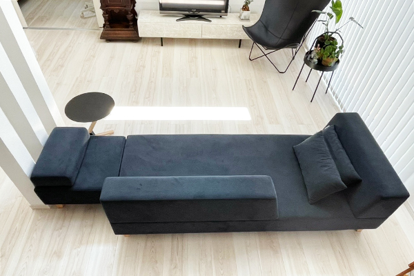 PIVO 3人掛け + PIVO スツール | お客様の声 | ソファ専門店FLANNEL SOFA