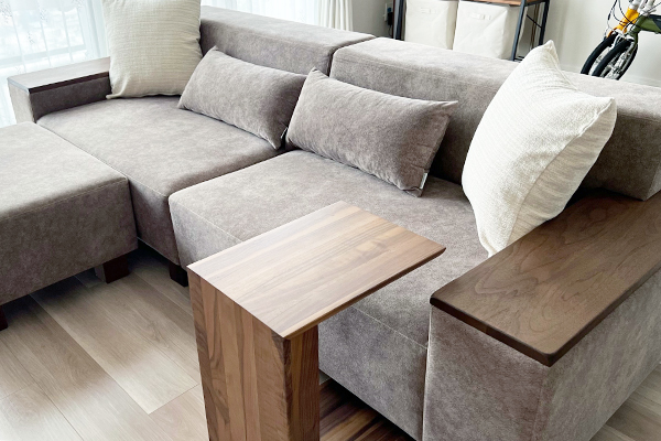 BRICK 4人掛け + BRICK スツールラージ | お客様の声 | ソファ専門店