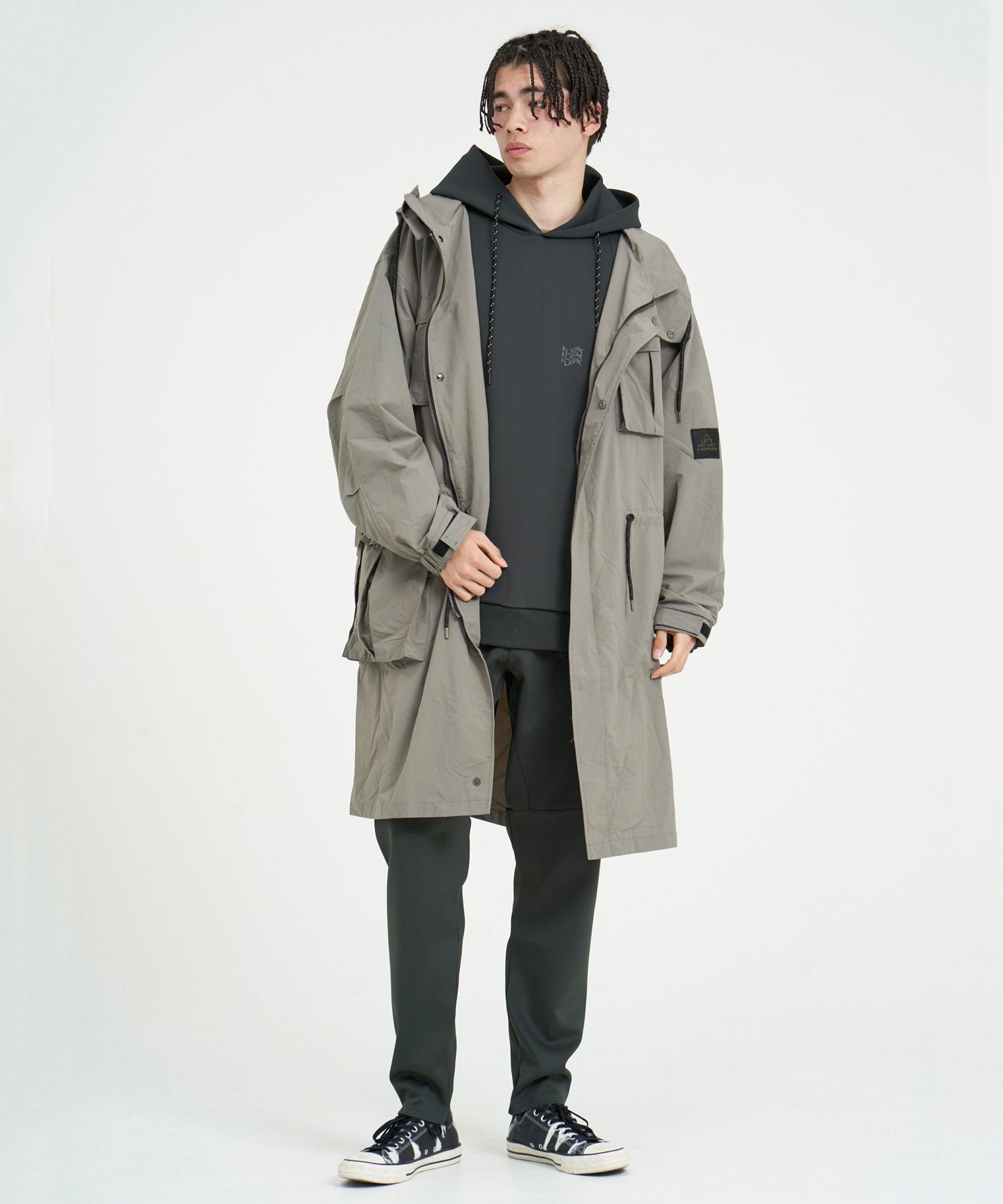 XJK-PRD（ナイロンロングコート）GREGE - OUTERWEAR (アウターウェア