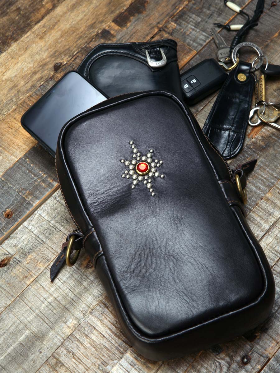 ホースハイド ハンドメイド ショルダーポーチ FN-B2H6-5S1 | THE FLAT HEAD