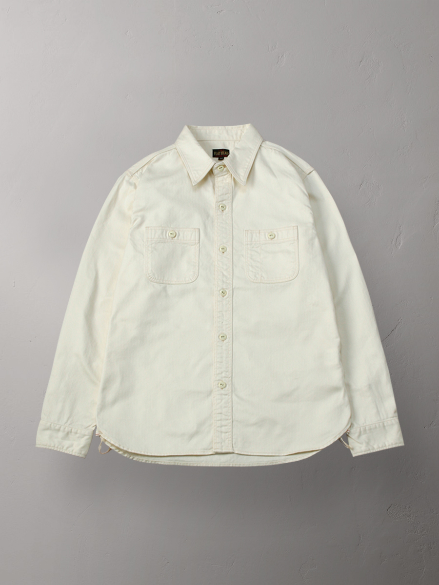 ヘリンボーン ワークシャツ FN-SCK-006L | THE FLAT HEAD