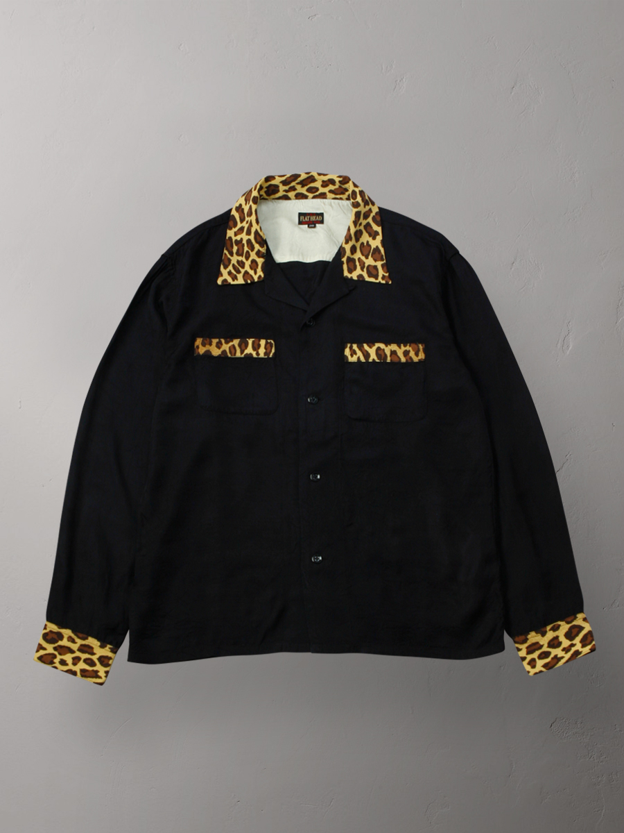 レーヨンツイル レオパードシャツ FN-SRO-006L | THE FLAT HEAD