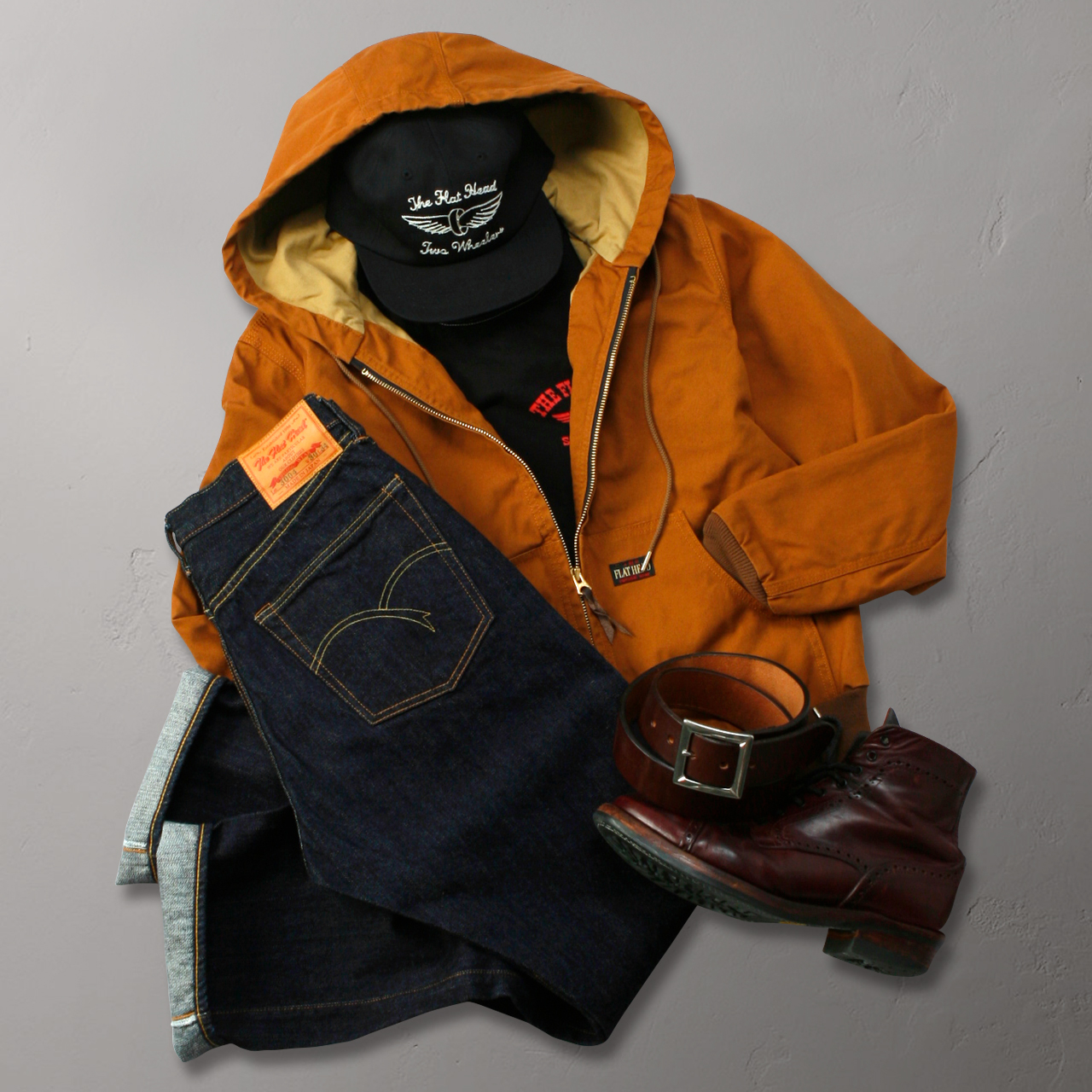 ダックパーカー FN-OJ-C007 | THE FLAT HEAD