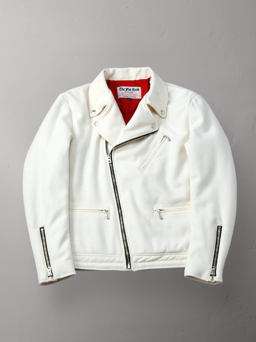 ウール ダブルライダースジャケット FN-OJ-W003 | THE FLAT HEAD