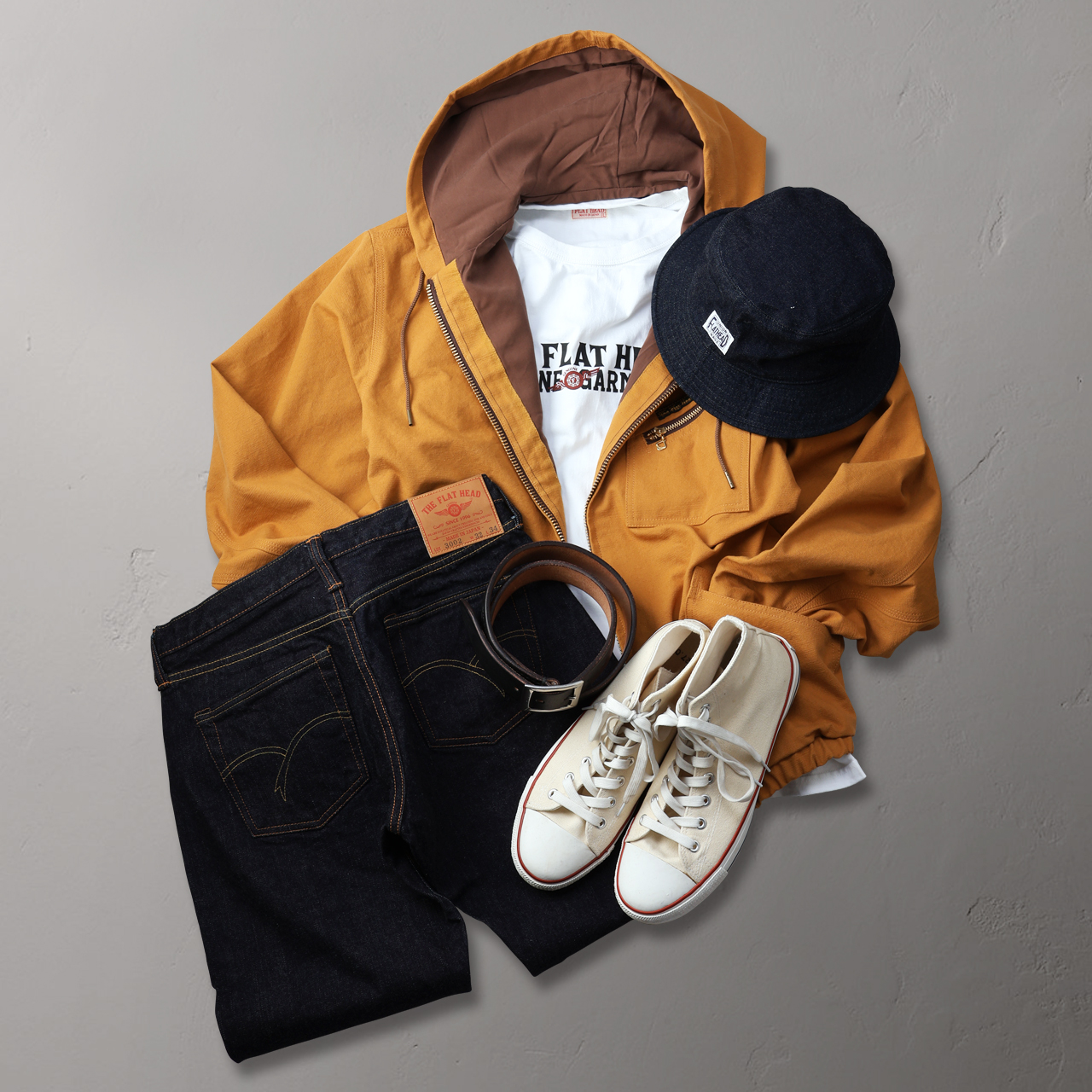 ダックパーカー FN-OJ-C012 | THE FLAT HEAD