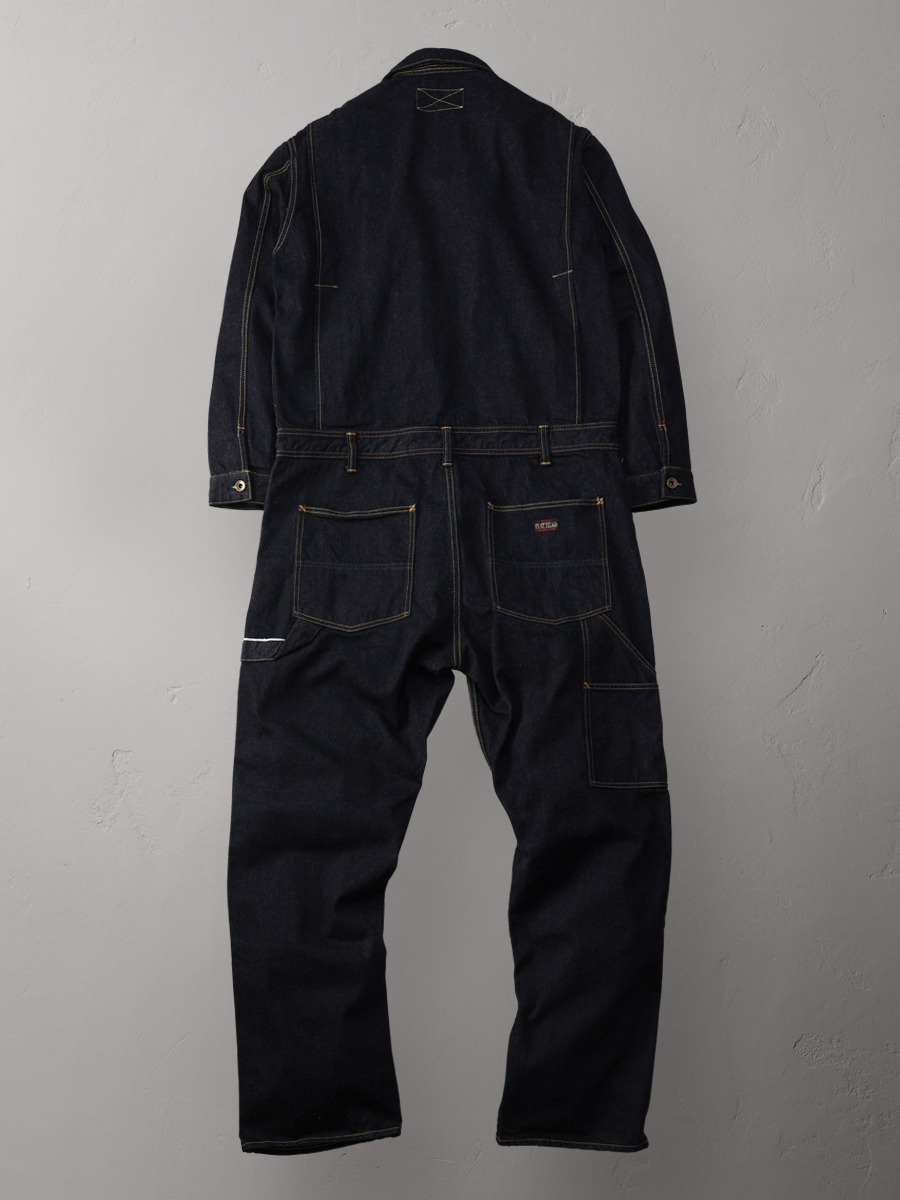 12oz デニム ジャンプスーツ FN-OJ-JS003 | THE FLAT HEAD