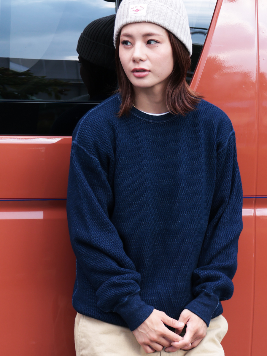 インディゴ染め ヘビーサーマル FN-UTHL-001SP | THE FLAT HEAD