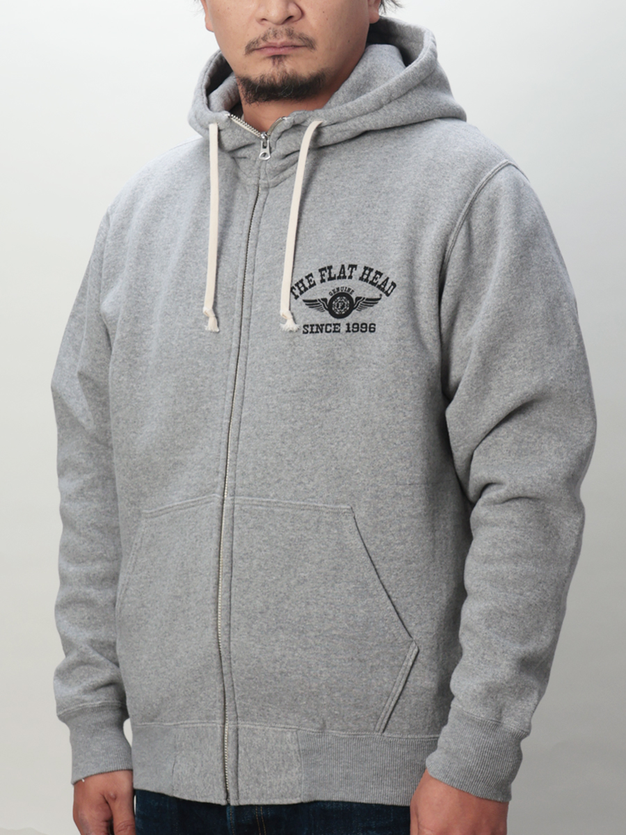 ハイネック フルジップ スウェットパーカー 裏起毛 FN-MHZP-002 | THE