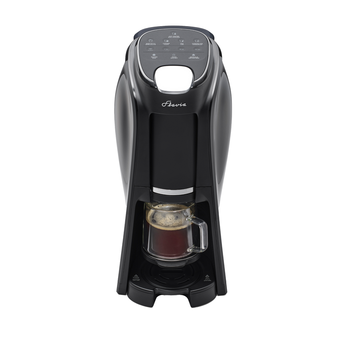Flavia NEW Aroma Brewer - Black, Makes Coffee, Lattes, Tea, and