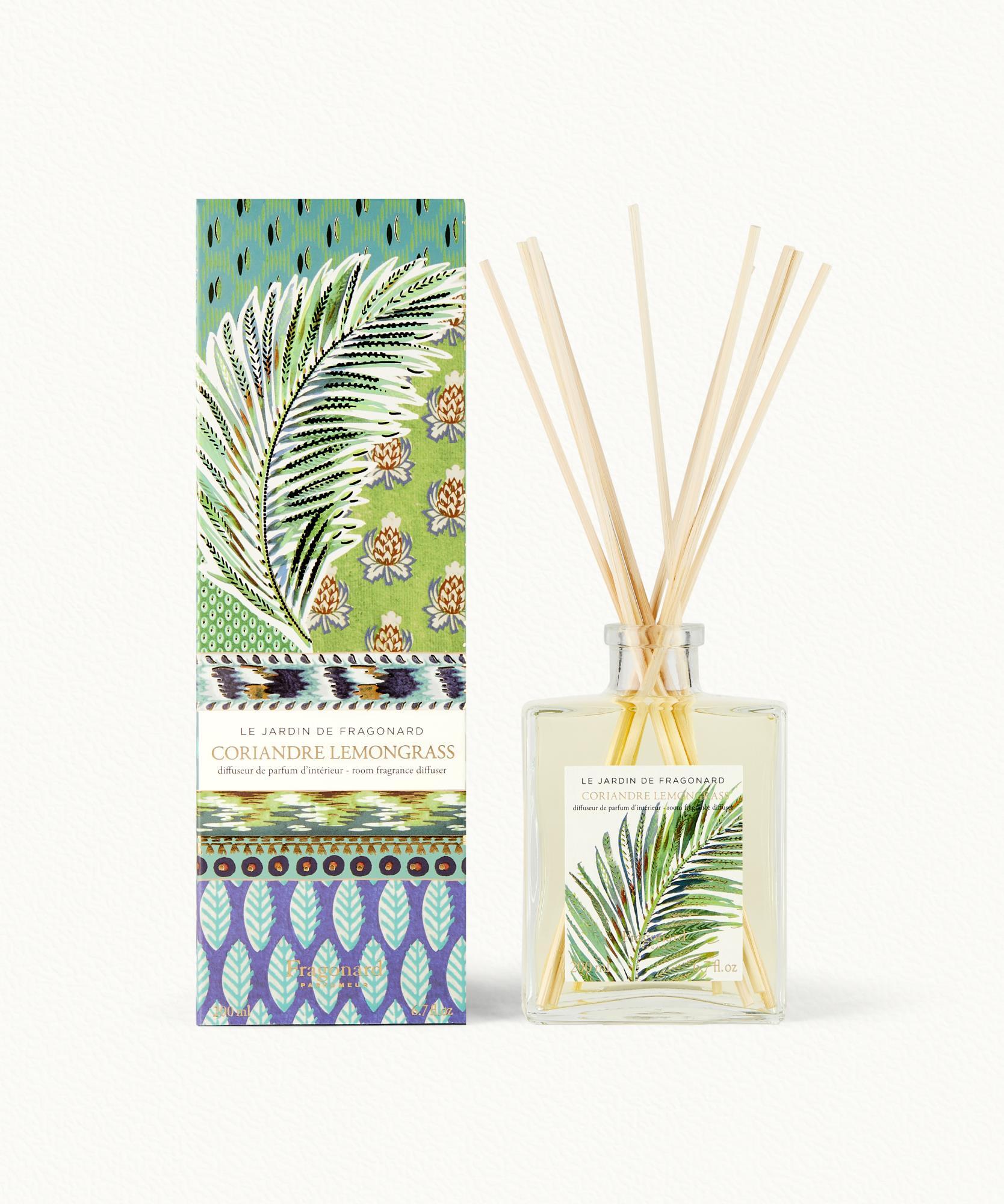 Coriandre Lemongrass Room Diffuser & 10 sticks Fragonard - $ 77.00