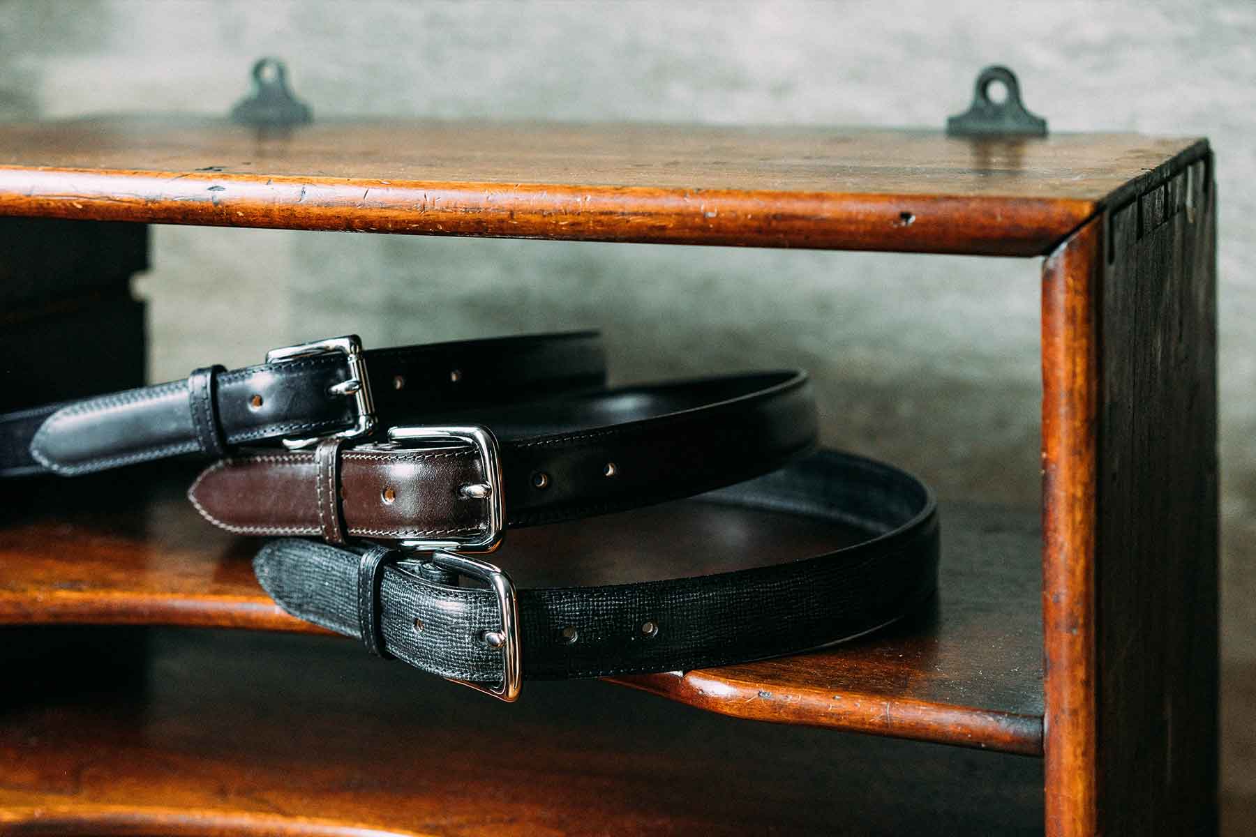 LEATHER BELT COLLECTION | FRAME フレーム公式