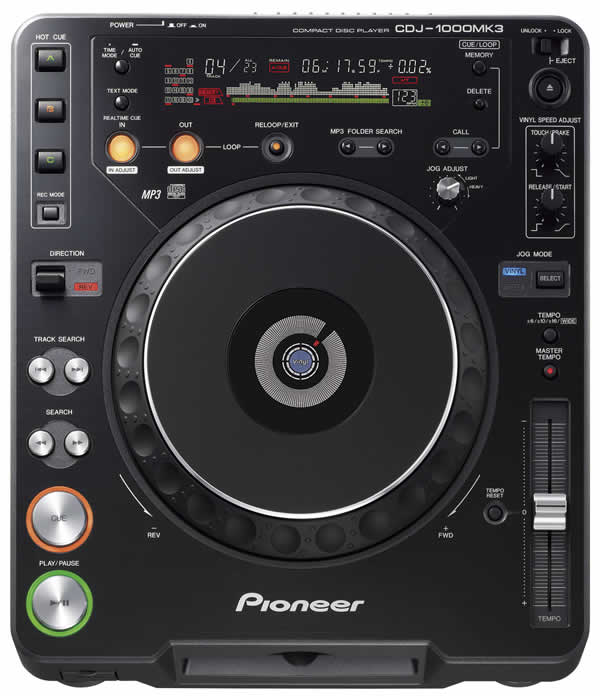 CDJ-800 mk2 CDJ-1000 mk3 Pioneer - Frans Van Eeckhout