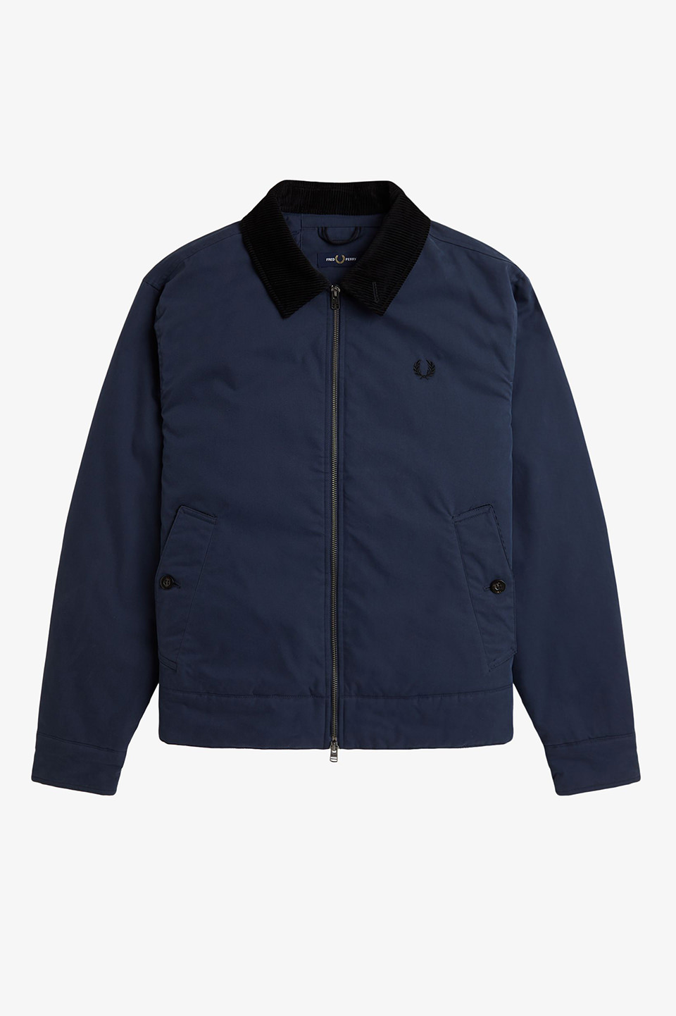 Cotton Caban Jacket(S 738：DARK AIRFORCE): | FRED PERRY JAPAN
