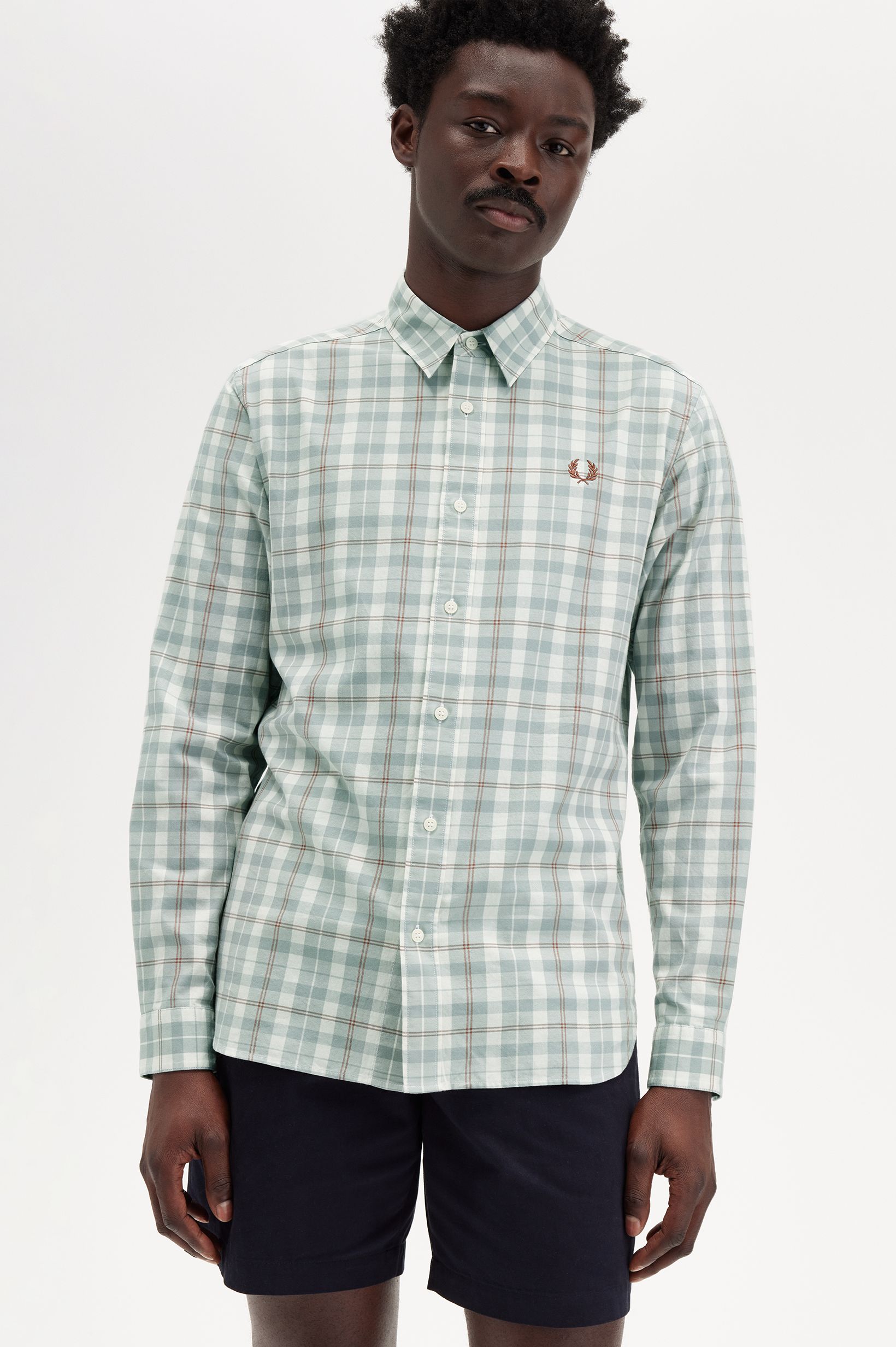 Twill Tartan Shirt(S 560：ECRU): | FRED PERRY JAPAN | フレッド