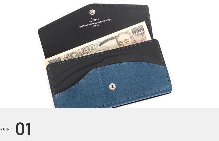 ヴィンテージ Loneo basic ロネオ ベーシック 被せ長財布 ヴィンテージ