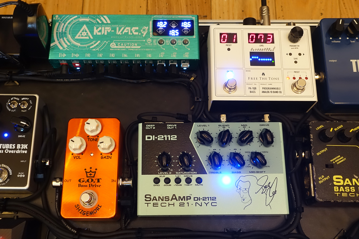 ベーシスト芳井雅人氏ペダルボード紹介｜News ニュース｜Free The Tone