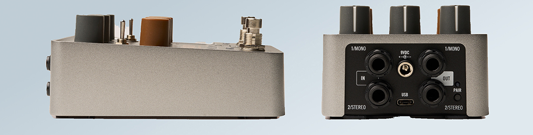 Introducing the new Universal Audio OX Stomp Guitar Pedal - Front