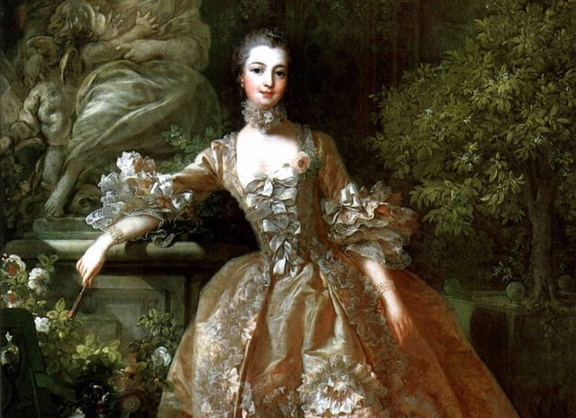 fu-collection】 ヨーロッパ名画 ポンパドール夫人の肖像画 イタリア