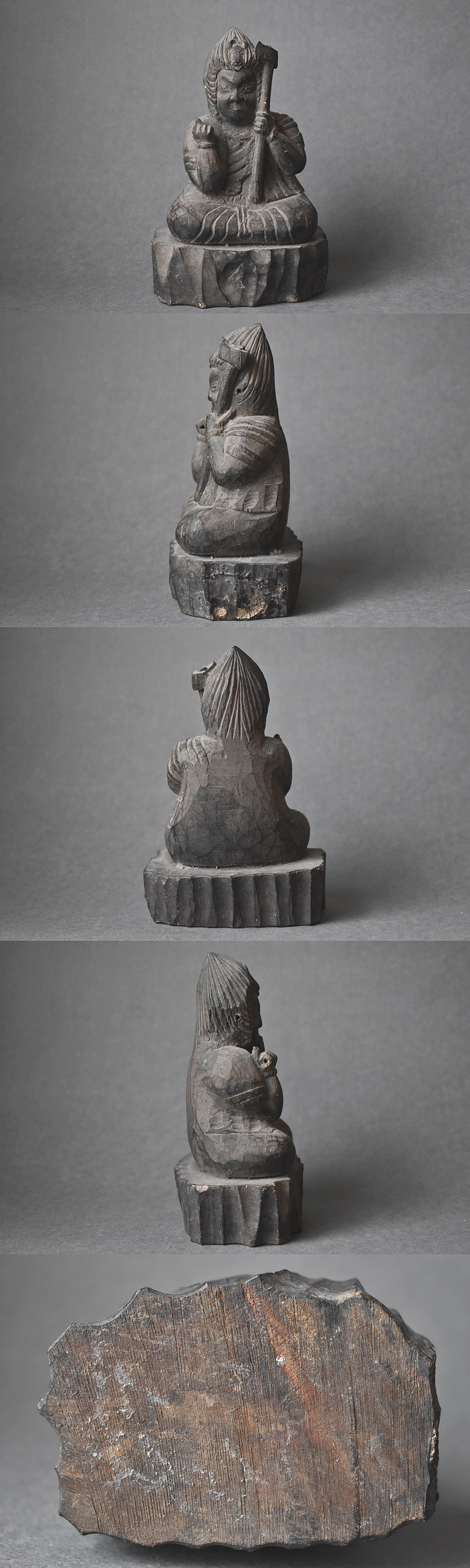 古童 - 木彫 牛頭天王 坐像 | 古美術品専門サイト fufufufu.com