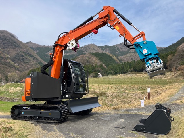 新車納入実績】日立建機 油圧ショベル「ZX75US-5B(GP)」のご紹介