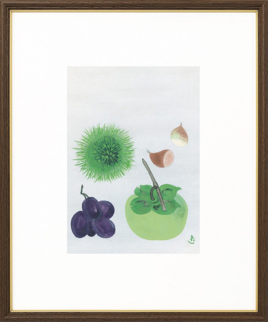 受注制作】婦人之友アートセレクション 高精彩複製画 小倉遊亀「秋の