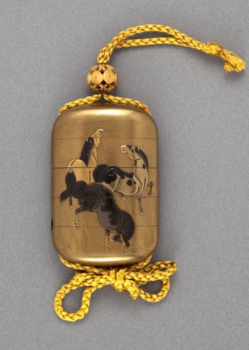 馬蒔絵印籠 銘 松花斎 | 松花斎 | 収蔵品詳細 | 作品を知る | 東京富士