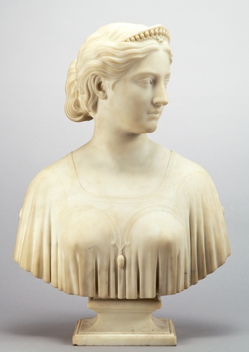 女性胸像 | ハイラム・パワーズ | 収蔵品詳細 | 作品を知る | 東京富士