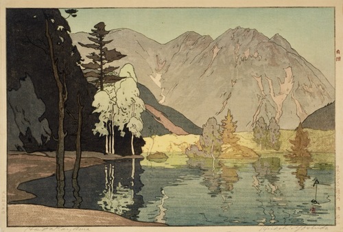 穂高山（「日本アルプス十二題」より） | 吉田博 | 収蔵品詳細 | 作品