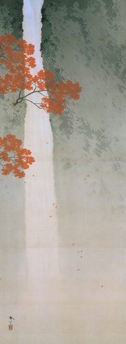 春秋の滝 | 菱田春草 | 収蔵品詳細 | 作品を知る | 東京富士美術館