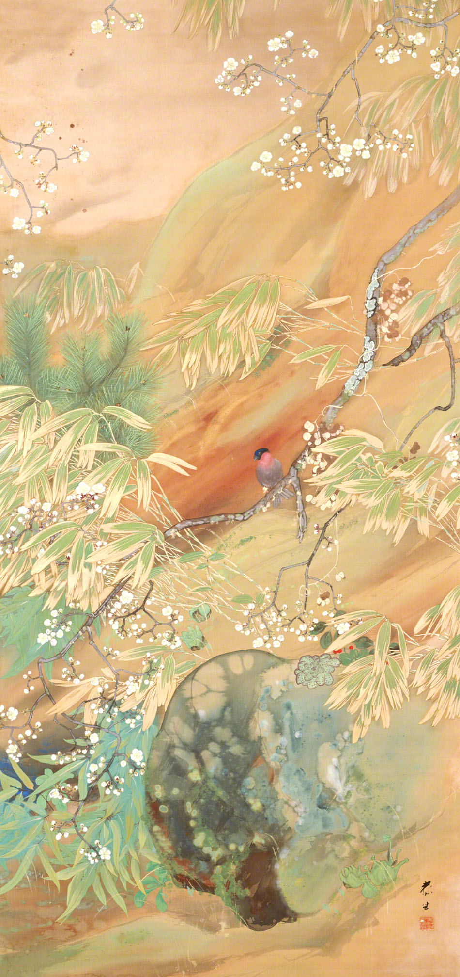 花鳥図 | 水上泰生 | 収蔵品詳細 | 作品を知る | 東京富士美術館