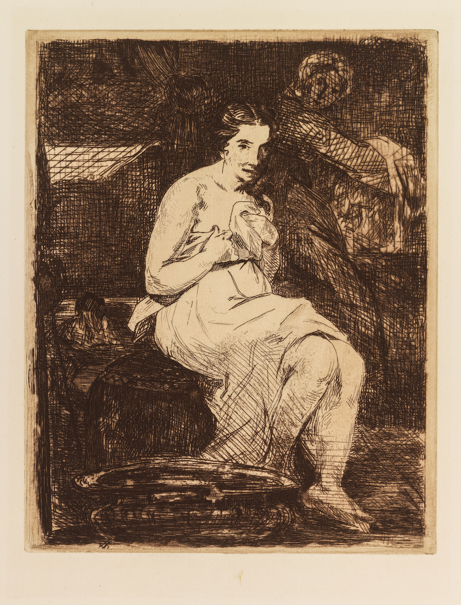 身繕い（「マネ、30点のオリジナル・エッチング集」より） | エドゥ