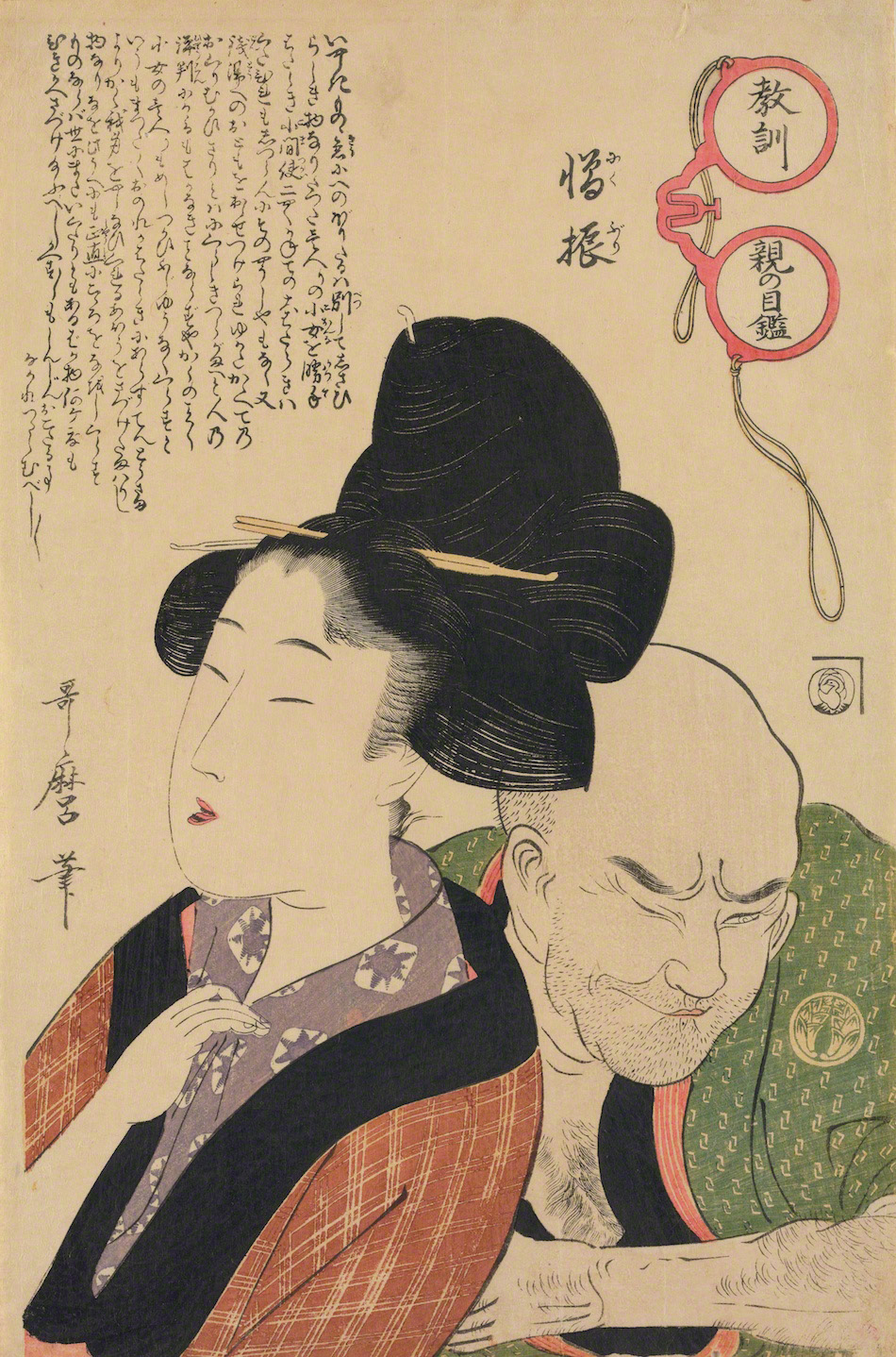 教訓親の目鑑 憎振 | 喜多川歌麿 | 収蔵品詳細 | 作品を知る | 東京